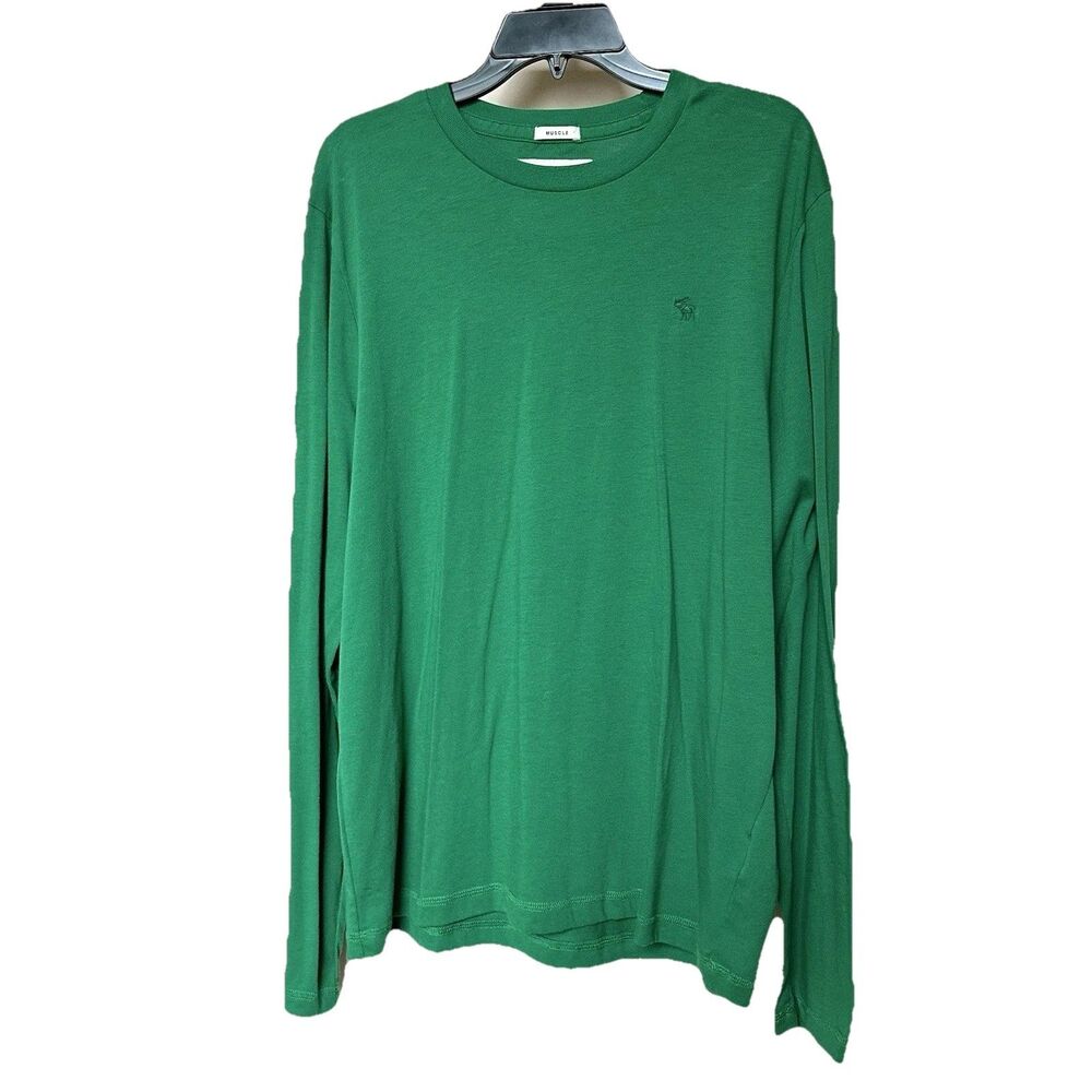 Abercrombie & Fitch Top Mens 2X Muscle Fit Long Sleeve Thermal Shirt Y2K Preppy